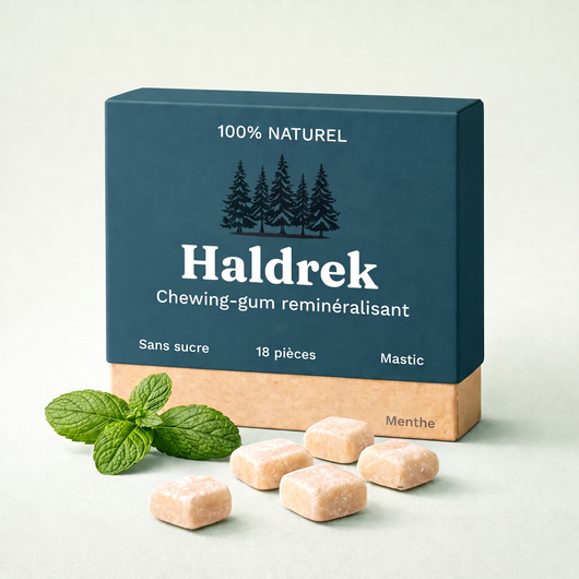 Haldrek – Chewing-gum reminéralisant | Stop aux caries